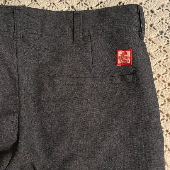 Vans Off The Wall Men's X Red Kap Work Wear Walk Shorts (size 30, Grey) - Picture 8 of 10